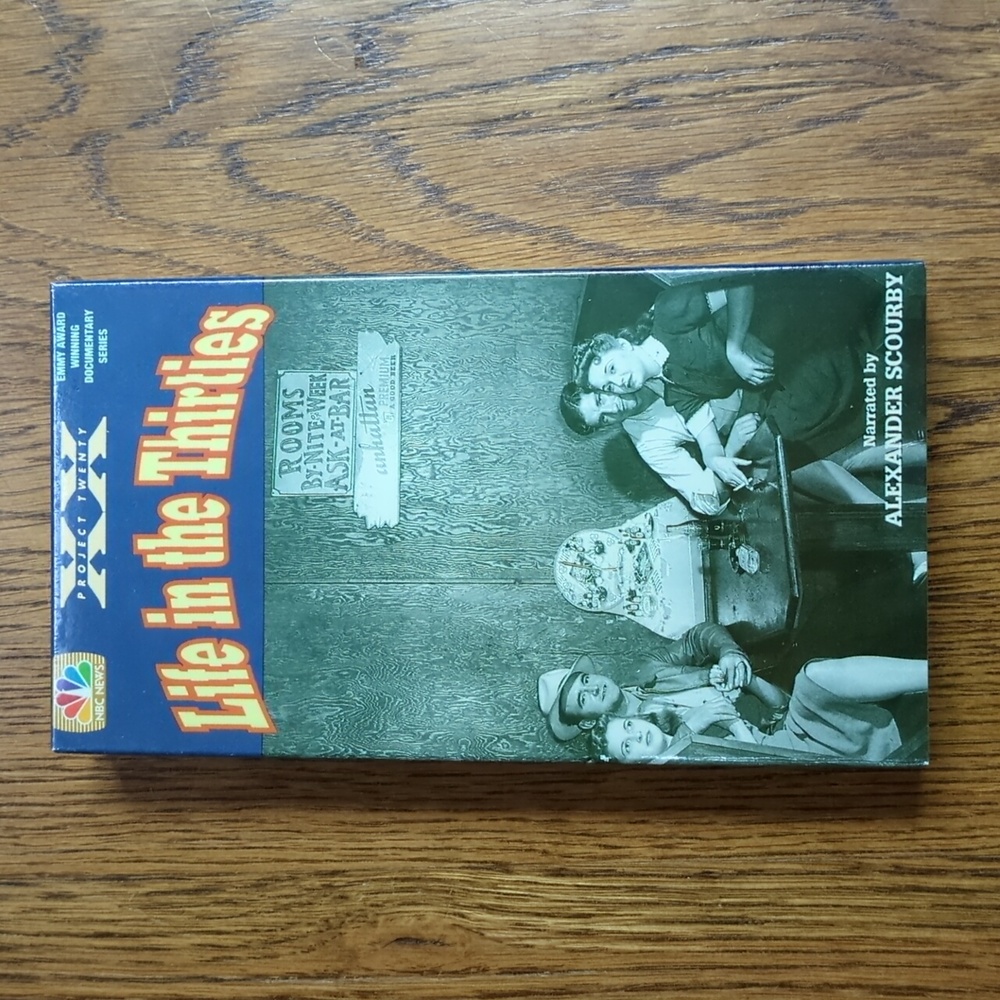 Vintage Life In The Thirties VHS Tape Project Twenty Award Winning Documentary